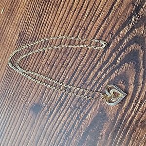 10K Chain with Heart Pendant